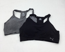 PUMA Womens Sports 2 Pack Sports Bra in Multi Size Large