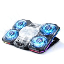 QUICARD Laptop Cooling Pad with Thermoelectric Cooler and 4 Fans, Powerful La...