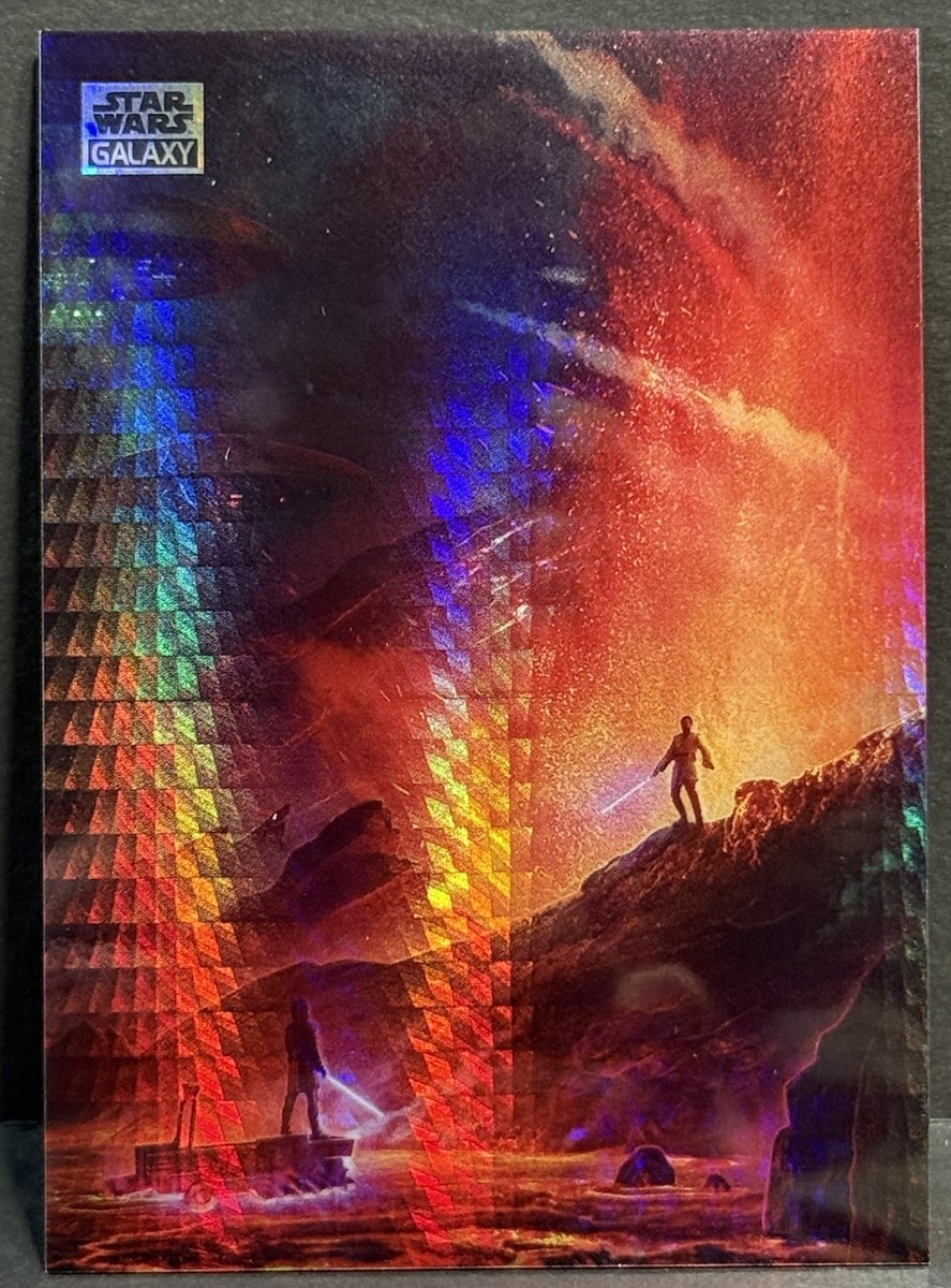 その他 Topps Star Wars Galaxy #69 /175 2024 Topps Chrome Galaxy #69 The High Ground Anakin Kenobi Prism