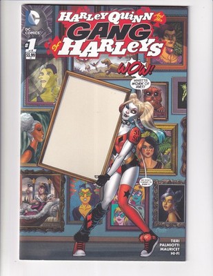HARLEY QUINN AND HER GANG OF... 1 FN DC COMICS BOOK SKETCH VARIANT COVER (2016)