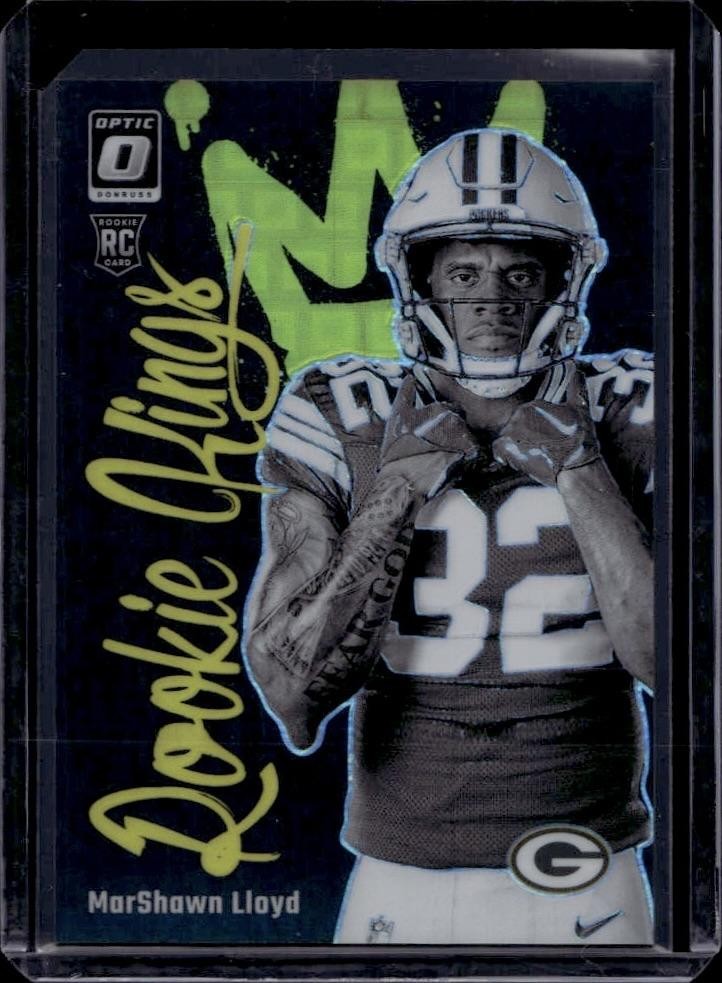 2024 Donruss Optic MarShawn Lloyd - Rookie Kings Black Pandora /25 RC