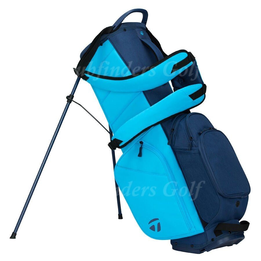 NEW TaylorMade TM26 FlexTech Crossover Cyan/Navy 14-Way Stand Bag