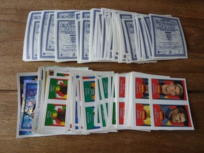 Merlin England Fußball WM 2002 Aufkleber - sehr guter Zustand, Nr. 1-200 - Sticker aussuchen