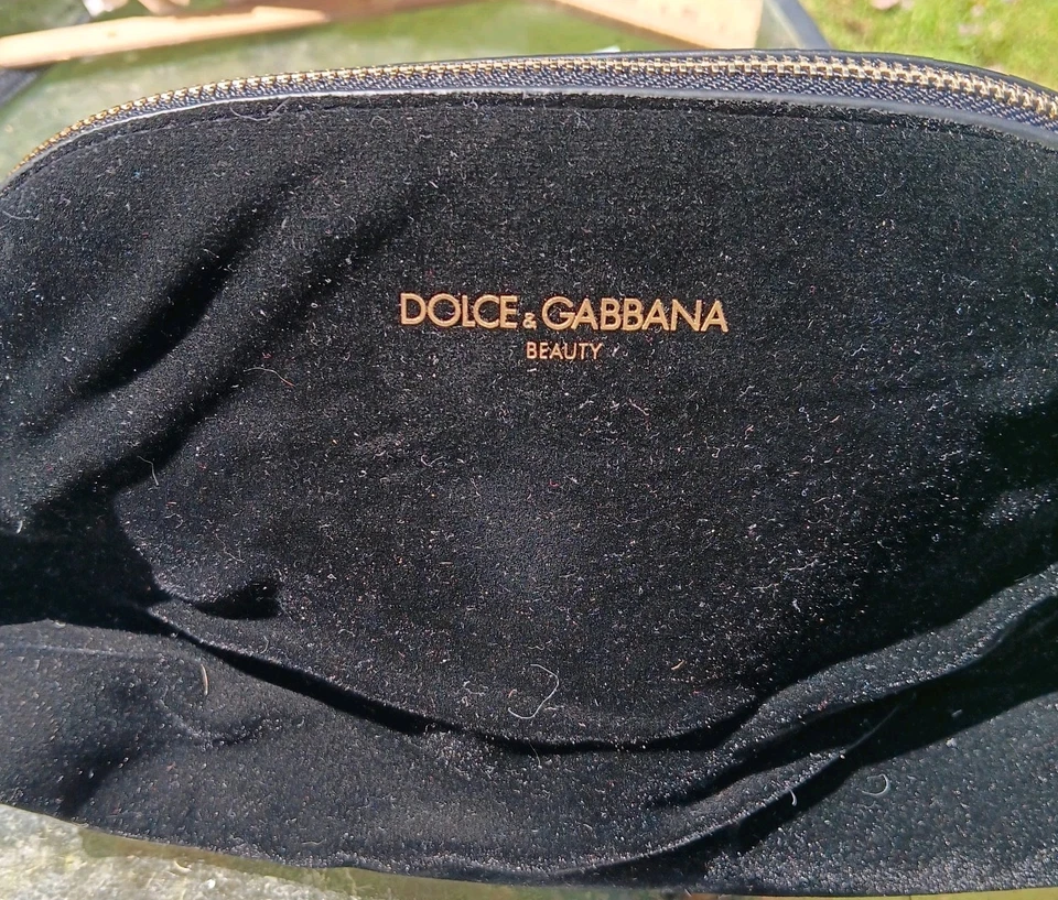 Bolsa de beleza Dolce Gabbana kit de amenidades de viagem maquiagem cosmética estojo de embreagem - Imagem 2 de 4