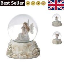 Enchanting Fairy Snow Globe with Glittery Wings - Magical Christmas Decor