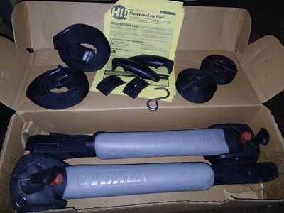 Yakima BIGSTACK Universal Kayak Carrier #04041 holds Up To Four Kayaks used once