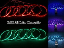 6.5" Multicolor LED Speaker Ring for Car Truck Boat Audio System Remote App 6PCS