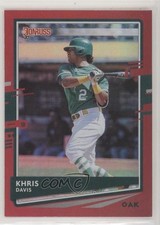 2020 Panini Donruss Holo Red Khris Davis #88 g9j
