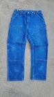 Vintage Carhartt B07 DNM Original Dungaree Carpenter Jeans Blue Mens Size 36x32