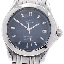 OMEGA 2501.82 Seamaster 120 Date Automatic Men's Watch From Japan G0808