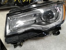 Driver Headlight Bi-xenon Hid Gray Bezel Fits 17-18 Grand Cherokee 351964