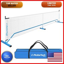 Pickletech 4.0 Slim Version Portable Pickleball Nets Outdoor Game 22 Ft
