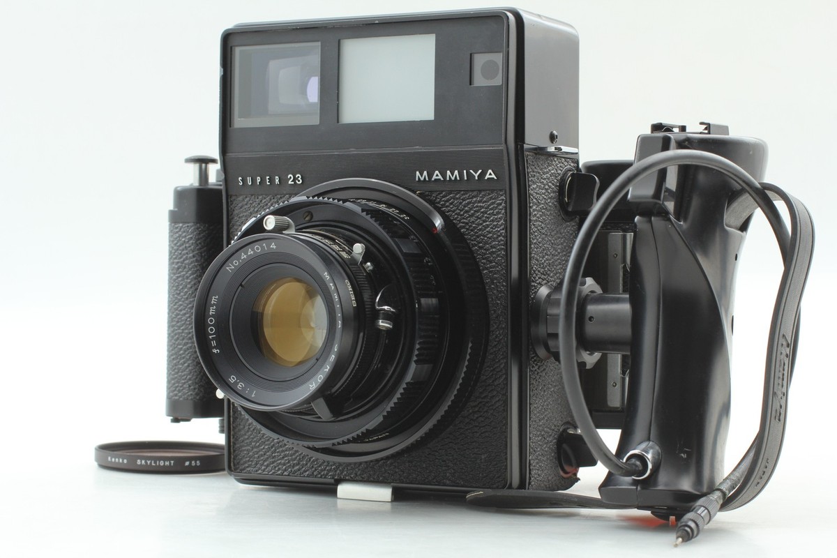 【C7100】MAMIYA Super 23 + SEKOR 100mm 3.5 Near MINT] Mamiya Super 23 Sekor 100mm f/3.5 Lens 6x9 Type3