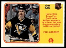 1982 O-Pee-Chee #236  Paul Gardner      Pittsburgh Penguins