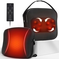 Shiatsu Heated Back Neck Massager Pillow for Office Chair, Gifts for Parents