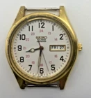 Vintage Seiko 7N43-9048 Railroad Approved Day/Date Wrist Watch, Running Perfect