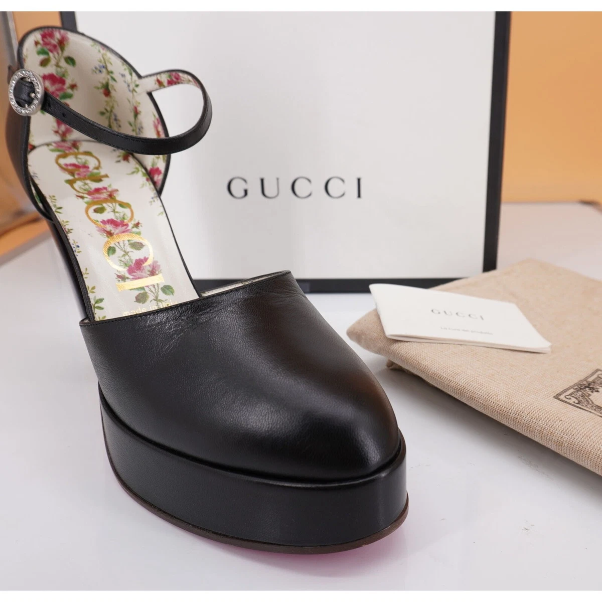Gucci Block High (3-3.9 in) Heel Height Sandals for Women for sale