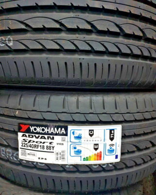 ②ヨコハマYOKOHAMA　225/40/18 ヨコハマタイヤ 225/40R18 YOKOHAMA ヨコハマ ADVAN FLEVA V701