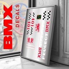 Stickers repro BMX Vintage decals PEUGEOT CPX 401 CPX-401 CPX401