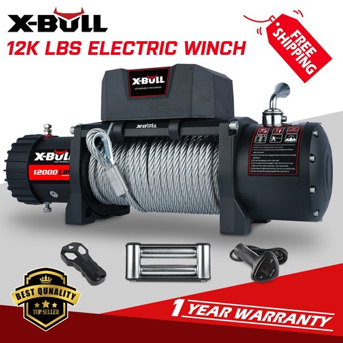 X-BULL Electric Winch 10000LB 12000LBS 13000LBS 14500LBS 4WD Trailer Jeep Winch - Picture 39 of 132