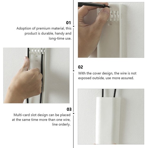 5 Pcs Wire Container Network Cable Receiving Hub Socket Organizer - Picture 5 of 12