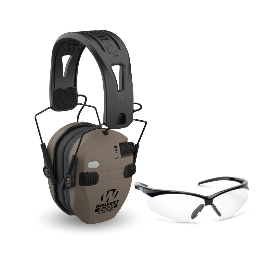 Ходунки Razor Slim Quad Электронные плоские наушники Dark Earth в комплекте с очками