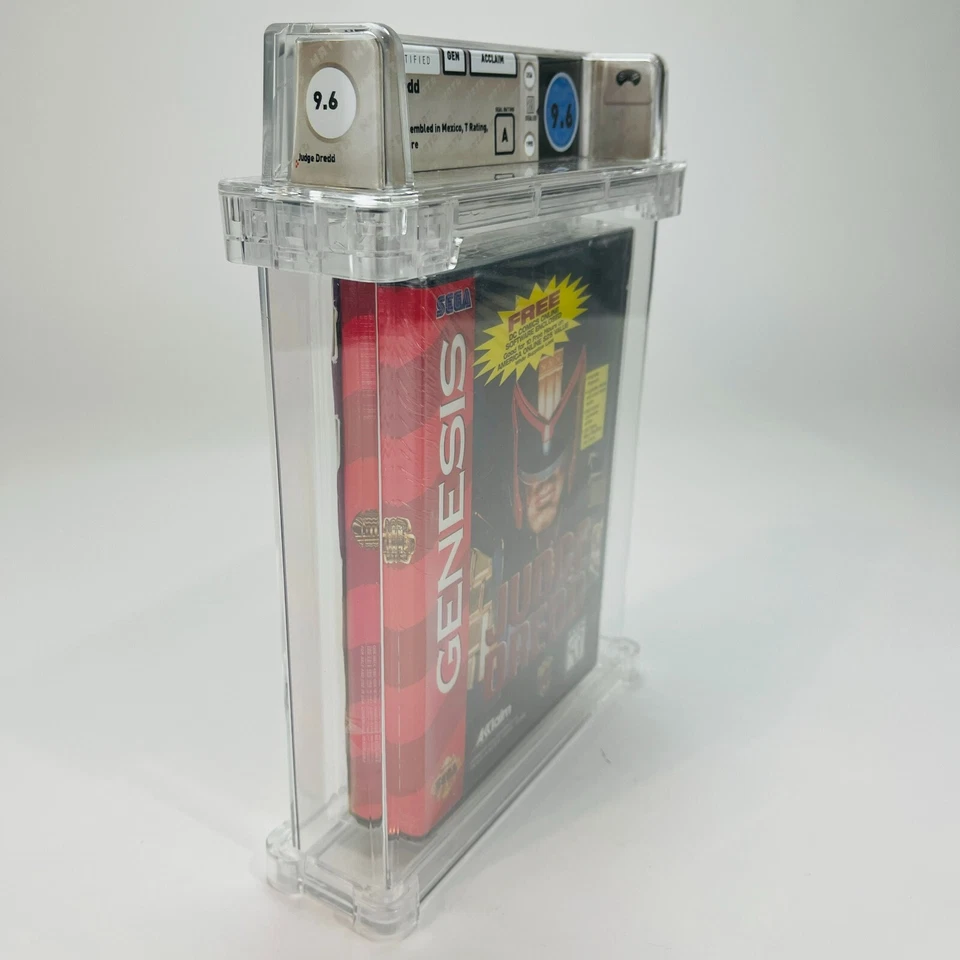 Judge Dredd - Sega Genesis, 1995 Clamshell Acclaim Stalone Sealed NIB WATA 9.6 A - Image 3 of 4