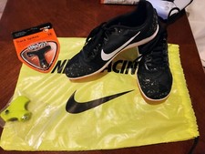 Womens Nike Zoom Rival Racing Track Spikes Black/White/Orange Size 6M