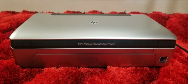 hp officejet 100 mobile printer blinking lights