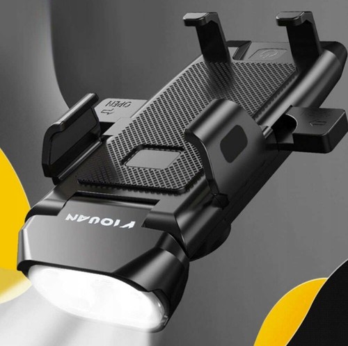 4-in-1 LED Fahrrad Handyhalterung Lade Fahrradhalterung Handyhalterung IPX4 - Bild 6 von 13