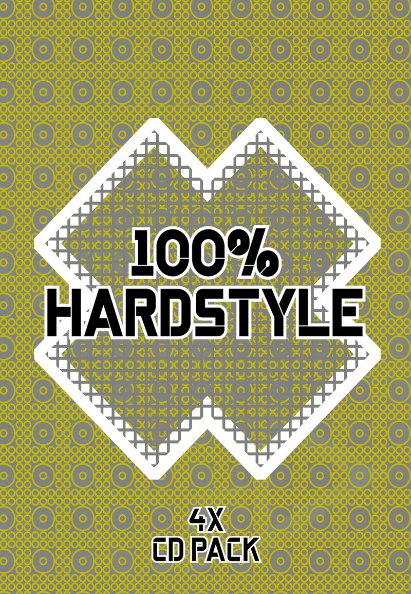 100%  - Hardstyle - 4 X CD Pack