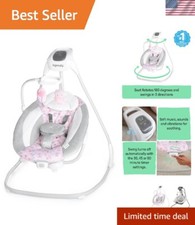 SimpleComfort Lightweight Compact 6-Speed Multi-Direction Baby Swing, Vibrati...