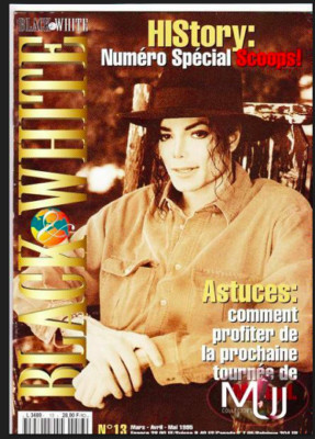 Michael Jackson Black & and White French Magazine nr. 13 Complete Mint