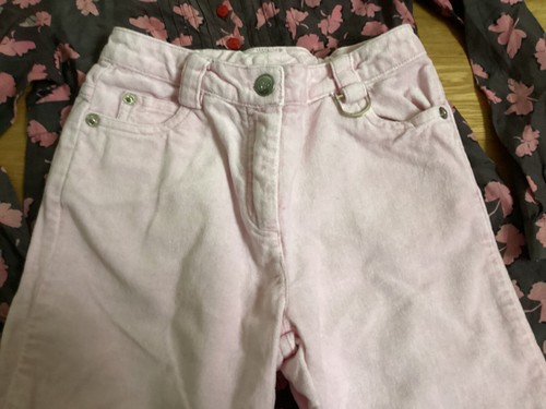 Christian Dior + Pepe Jeans Designer Kombi Gr 116 Samthose & Seidenbluse, Tunika - Bild 3 von 10