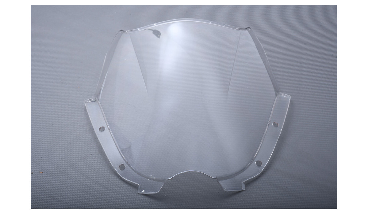 Pare-brise transparent et carbone pour moto Hyosung GTR 125 modèles 2006 à 2013