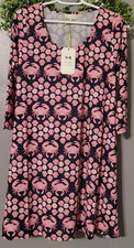 NWT Simply Southern Women's Preppy Crab Dress Pursuit of Preppiness Size M