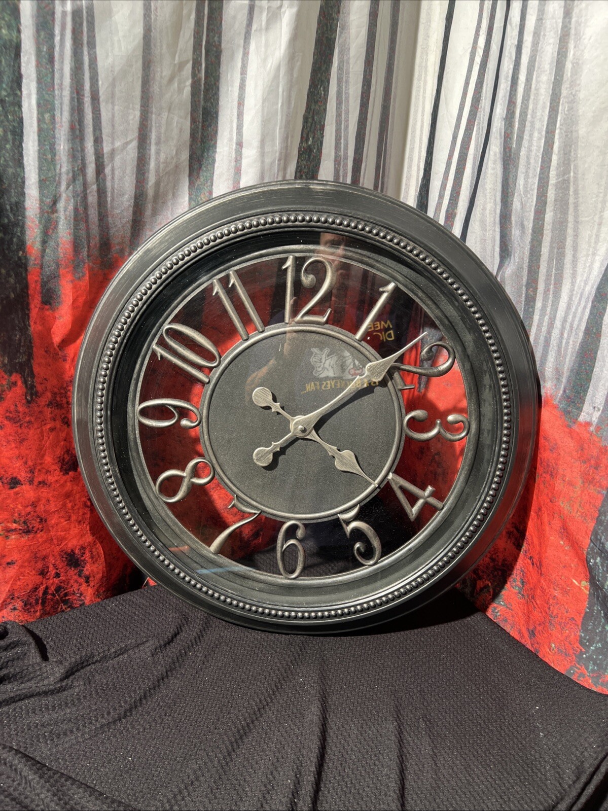 Open Face Round Wall Clock, 22"