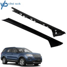For Ford Explorer 11 2012-2019 2Pcs Right Front Windshield A-Pillar Molding Trim