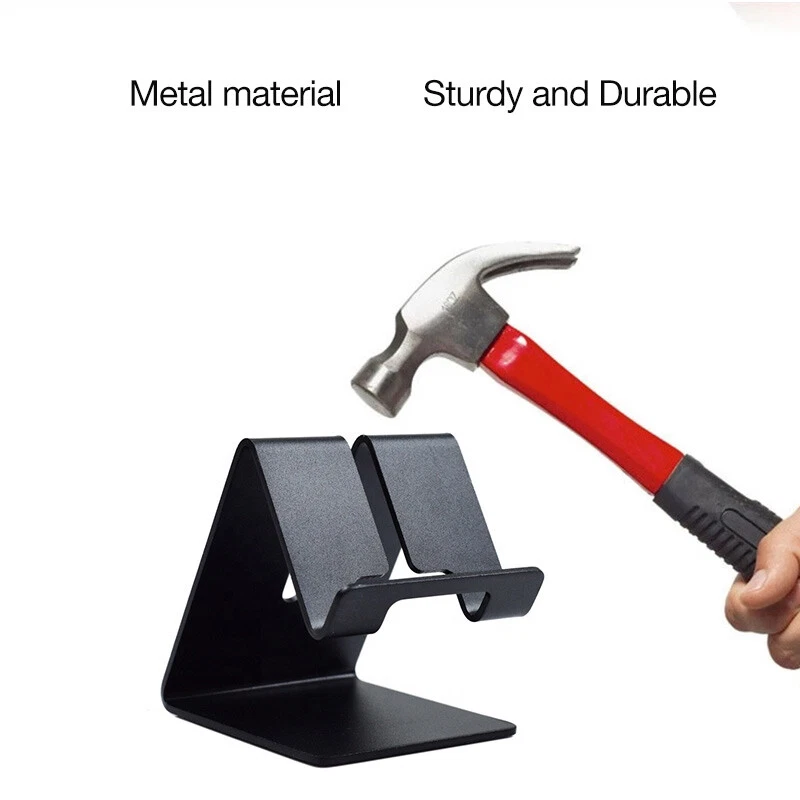 Universal Phone Stand, Pure Metal  Dock Cradle Holder for iPhone Samsung - Image 2 of 4