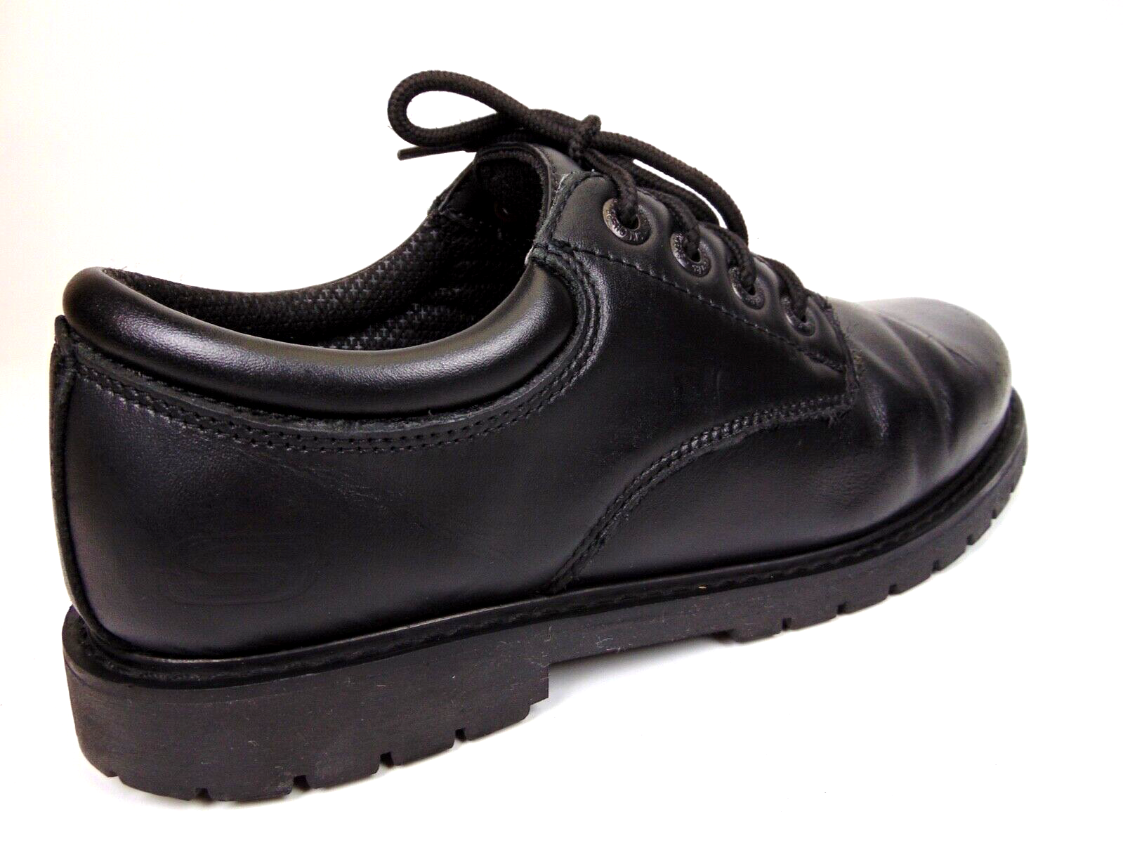 Skechers Work Men\'s Cottonwood Elks Slip Resistant Shoes, Size 8.5 M, Black  Leat | eBay