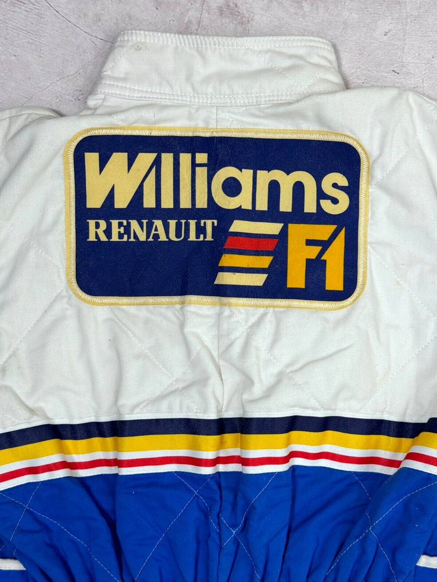 F1 Williams RENAULT ジャケット Vintage - 1996 Damon Hill F1 Leather Jacket - Williams