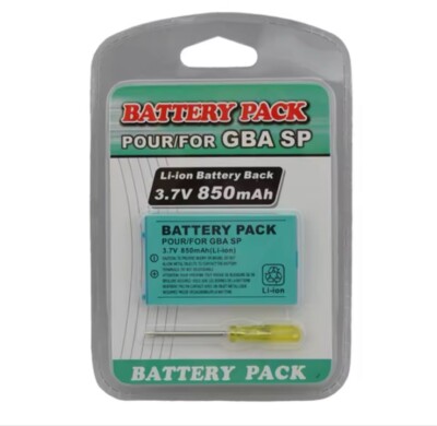 Nintendo Gameboy Advance SP Li-Ion Battery neu Akku Batterie