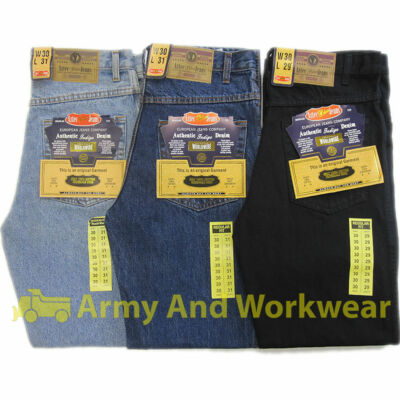 Aztec Herren Schwerlast Robust Regular Fit Gerade Jeans Qualität Groß King-Size