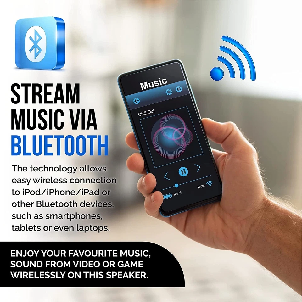 Philips Reproductor de CD Portátil Boombox, Bluetooth con Radio Cassette. USB. MP3 Foto 4 de 4