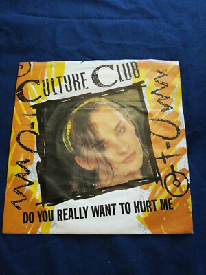 1982 Culture Club Do You Really Want To Hurt Me 7'' Vinyl 45 Single Record UK....