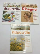  Angela Gair VOGLIA DI DIPINGERE DISEGNO - ACQUERELLO - PITTURA A OLIO 3 Voll.