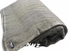 Exclusive Cashmere Extra Large Dark Brown Color Throw Blanket Hand Made in Nepal