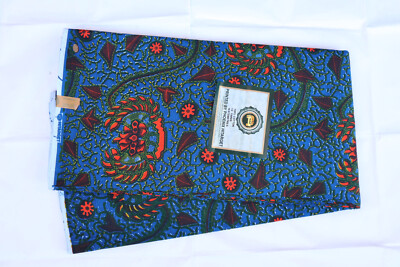 Afrikanische Baumwolle Print Fabrics Ankara Wachs schöne Farben Breite 115 cm 