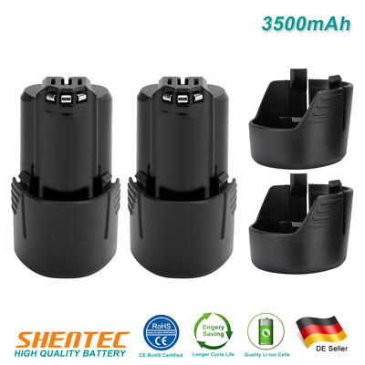 2Stück LI Li-ion Akku 3.5AH 10.8V/12V für Bosch BAT411 GSR GWI GSA GDR GMF GOP