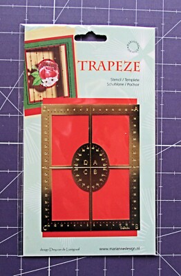 Trapez Metall Schablone Schablone Fadenkunst von Marianne Design